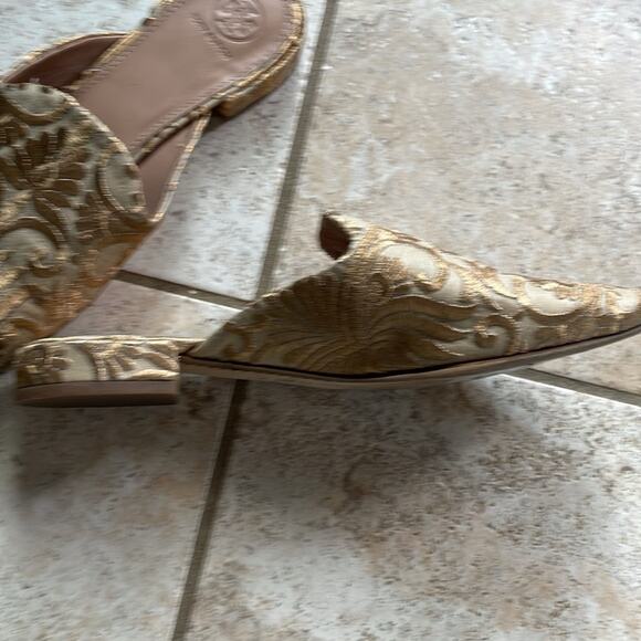 Tory Burch Carlotta Brocade Mules - Picture 9 of 15